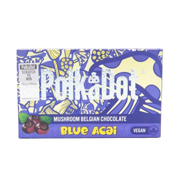 Polkadot Blue Acai Chocolate Bar - Polkadot Store Online