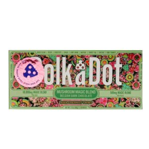Maui Coconut Twist PolkaDot Magic Mushroom Belgian Dark Chocolate